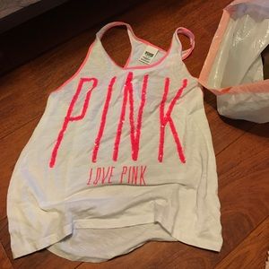 Brand new pink tank top