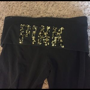 Black bootcut yoga pants