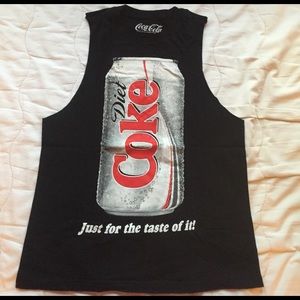 Black Diet Coke Tank