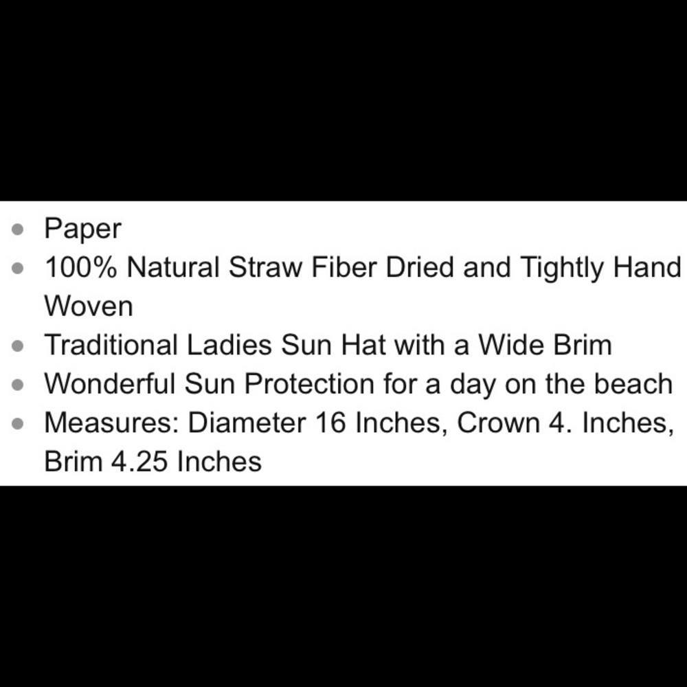 🚨LAST ONE🚨Cowgirl Style SunHat - Picture 3 of 4