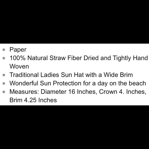 🚨LAST ONE🚨Cowgirl Style SunHat - Picture 3 of 4