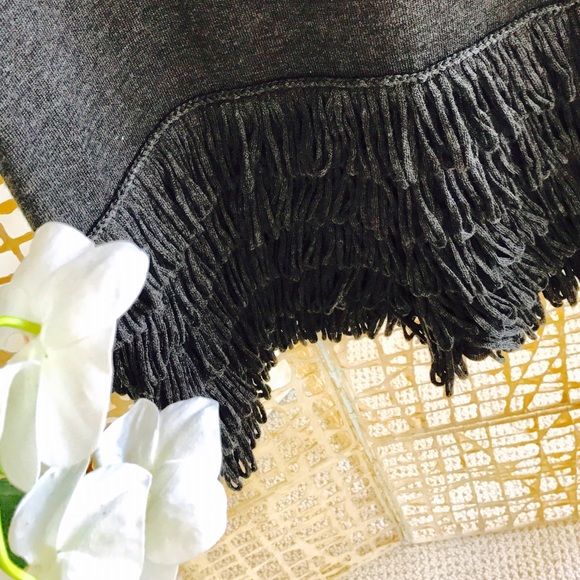 Calvin Klein Sweater Dress w/ Fringe - Gorgeous! - Picture 5 of 6