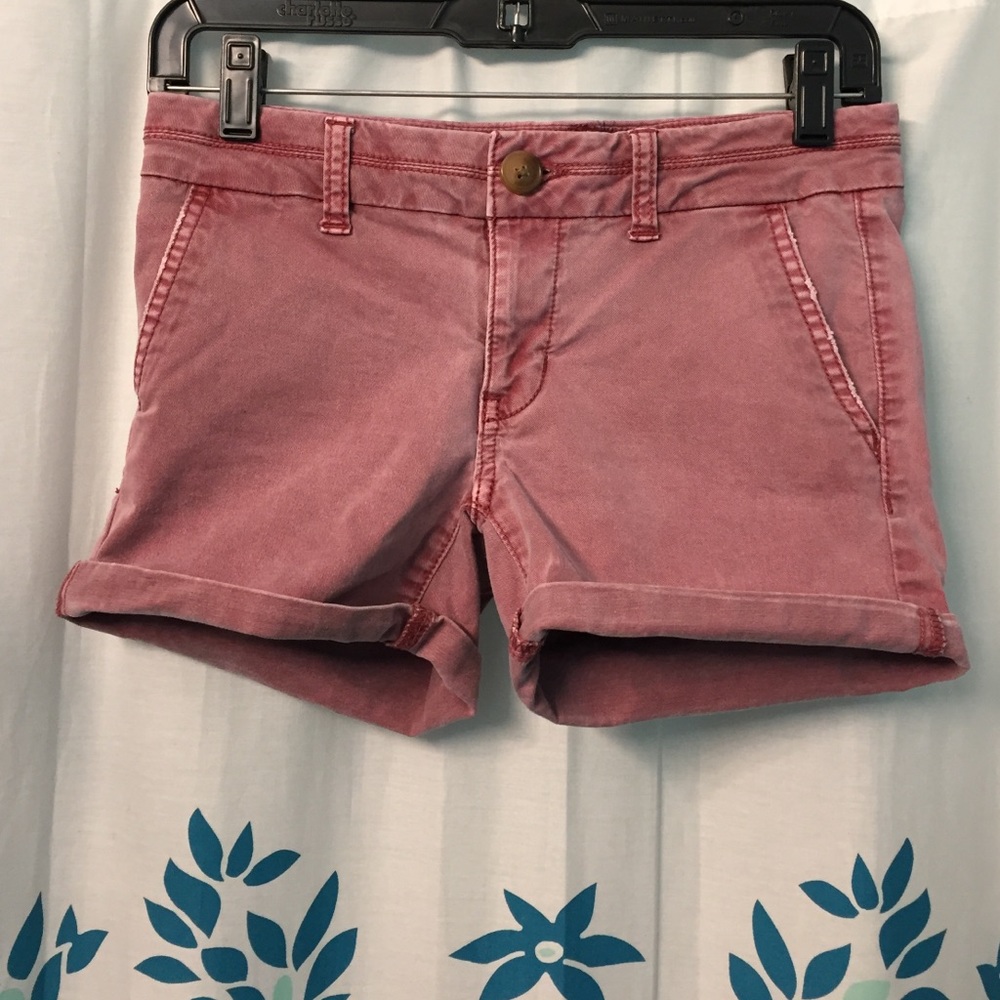 SOLD // AE pink shorts