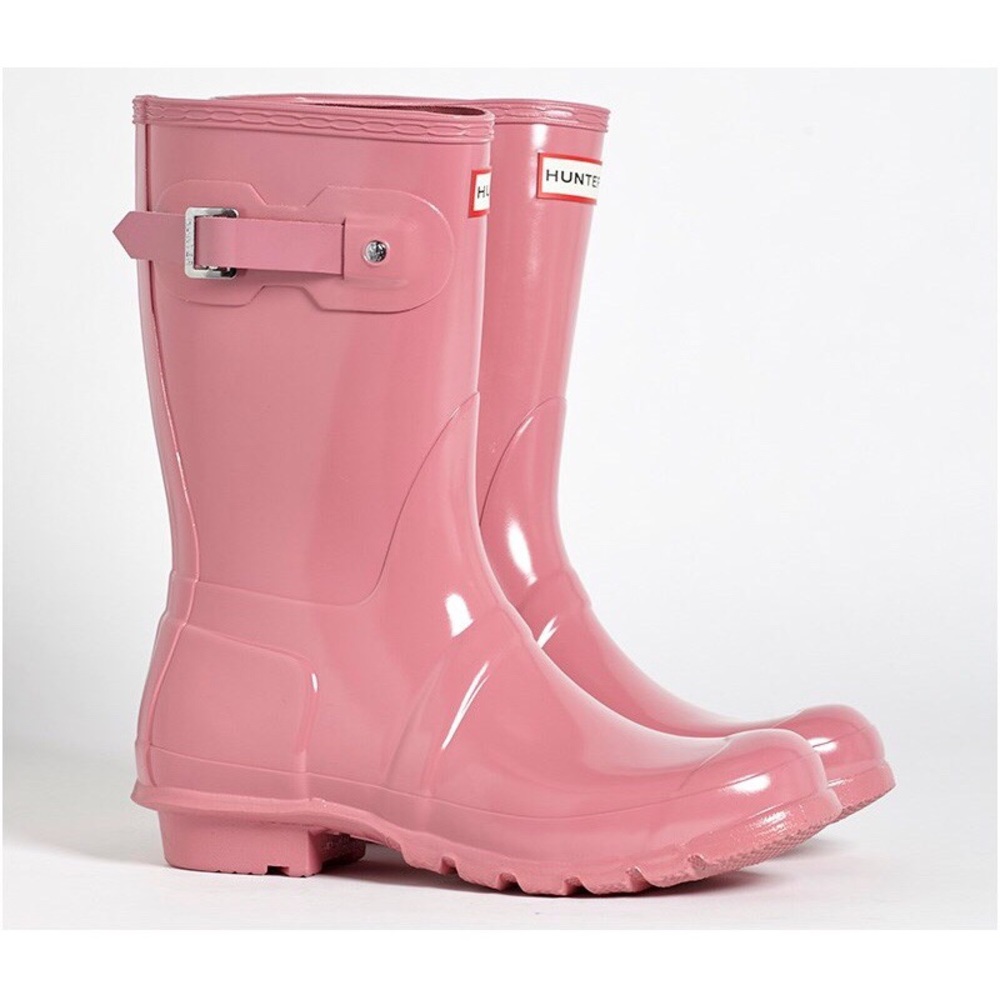Pink Hunter Rain Boots - Picture 1 of 5