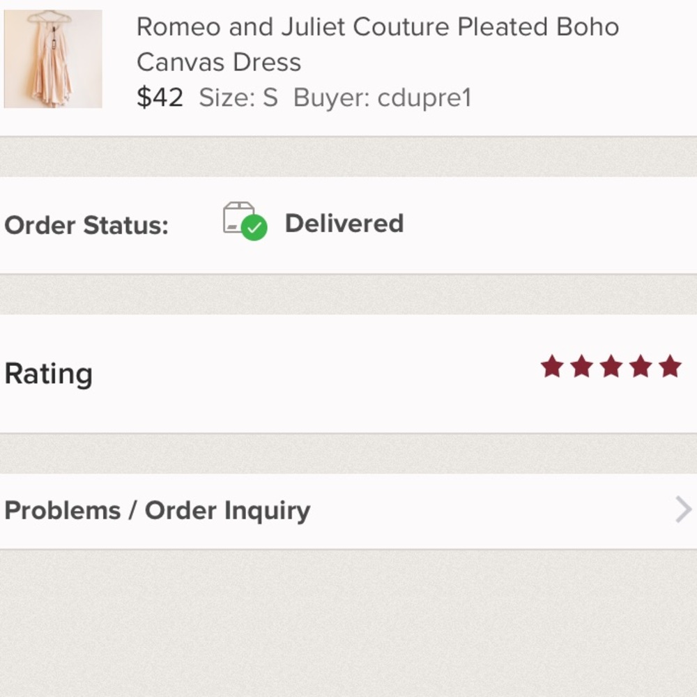 New Romeo&Juliet Canvas Couture Boho Dress - Picture 7 of 7