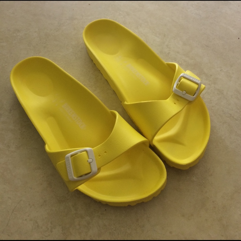Yellow Birkenstocks