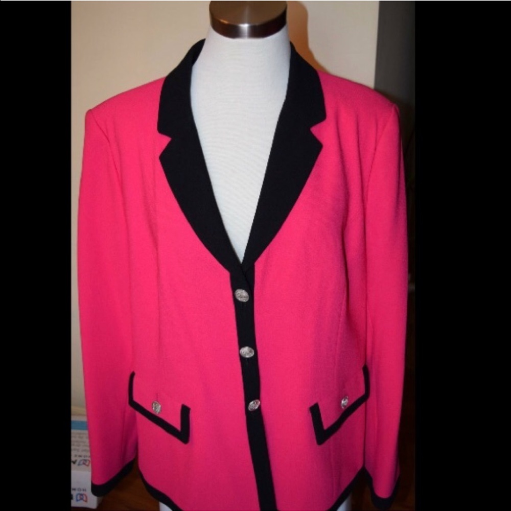 Sz 16 hot pink blazer