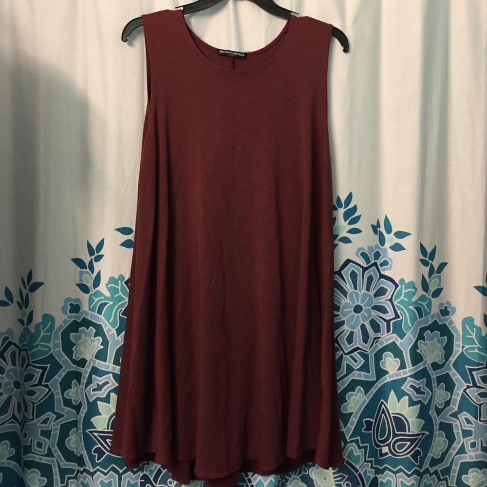 SOLD // Brandy Melville maroon dress