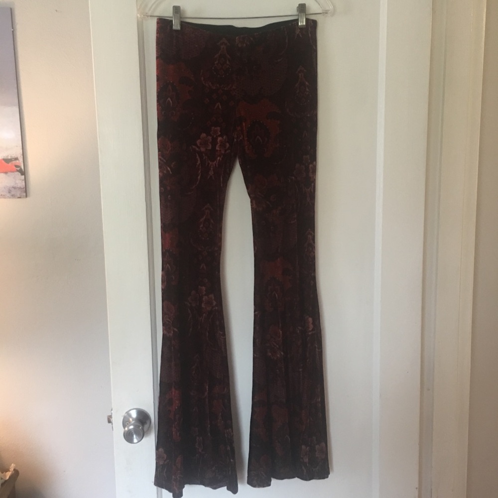 Free People velvet flares