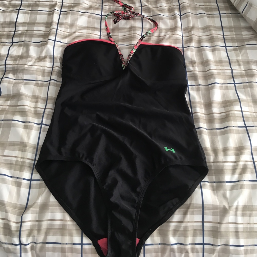 Black under armor swim suit