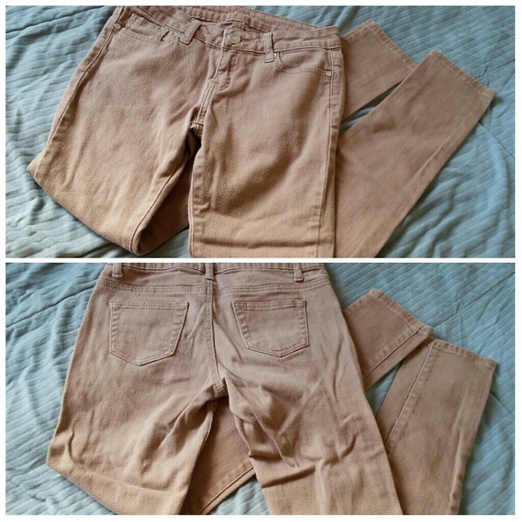 V.I.P. Light Brown Skinny Pants *BUNDLE ONLY* - Picture 1 of 3