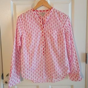 J. Crew Collarless popover