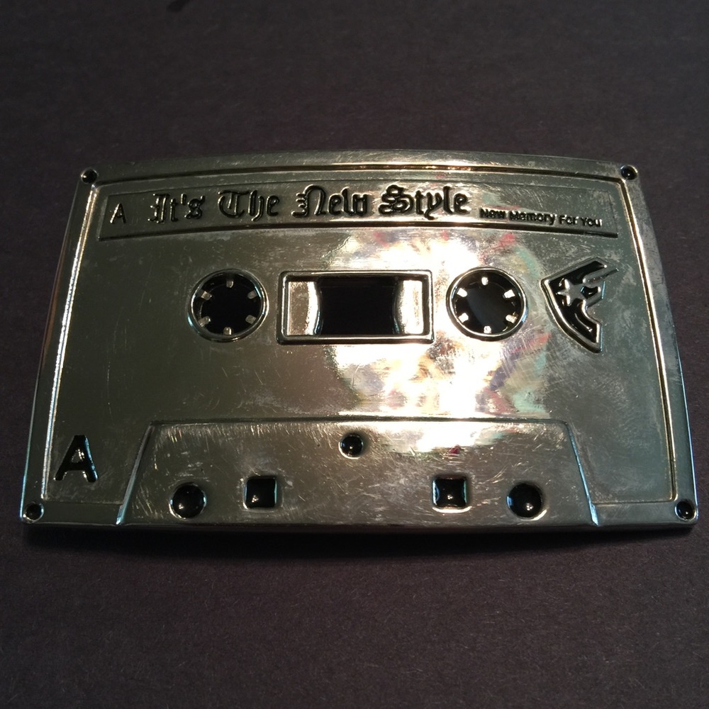 Cassette Tape Belt Buckle