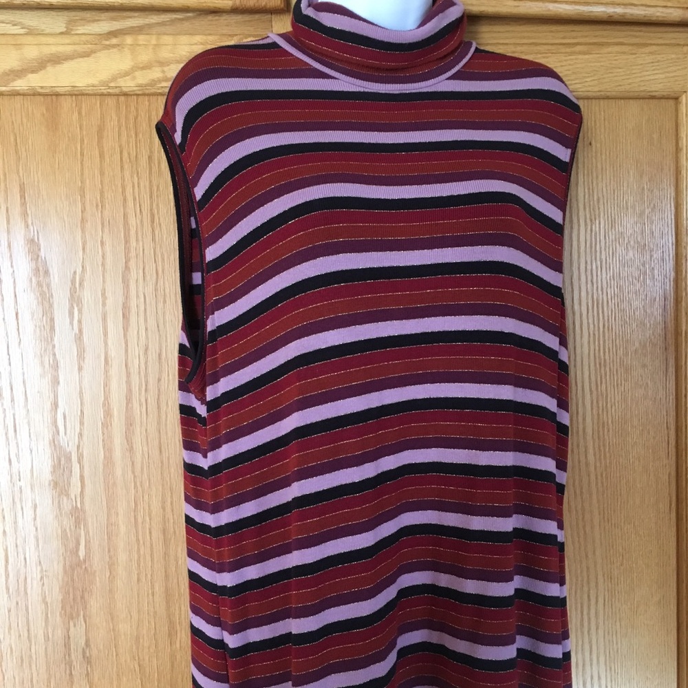 Sleeveless Turtle neck