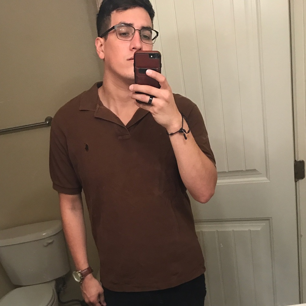Polo collar shirt