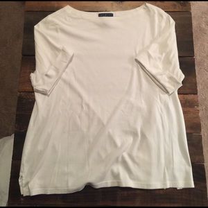 Rolled Sleve White Top