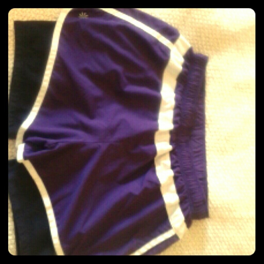 Athleta purple running shorts