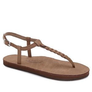 Rainbow T-Street Braided T-Strap Sandal