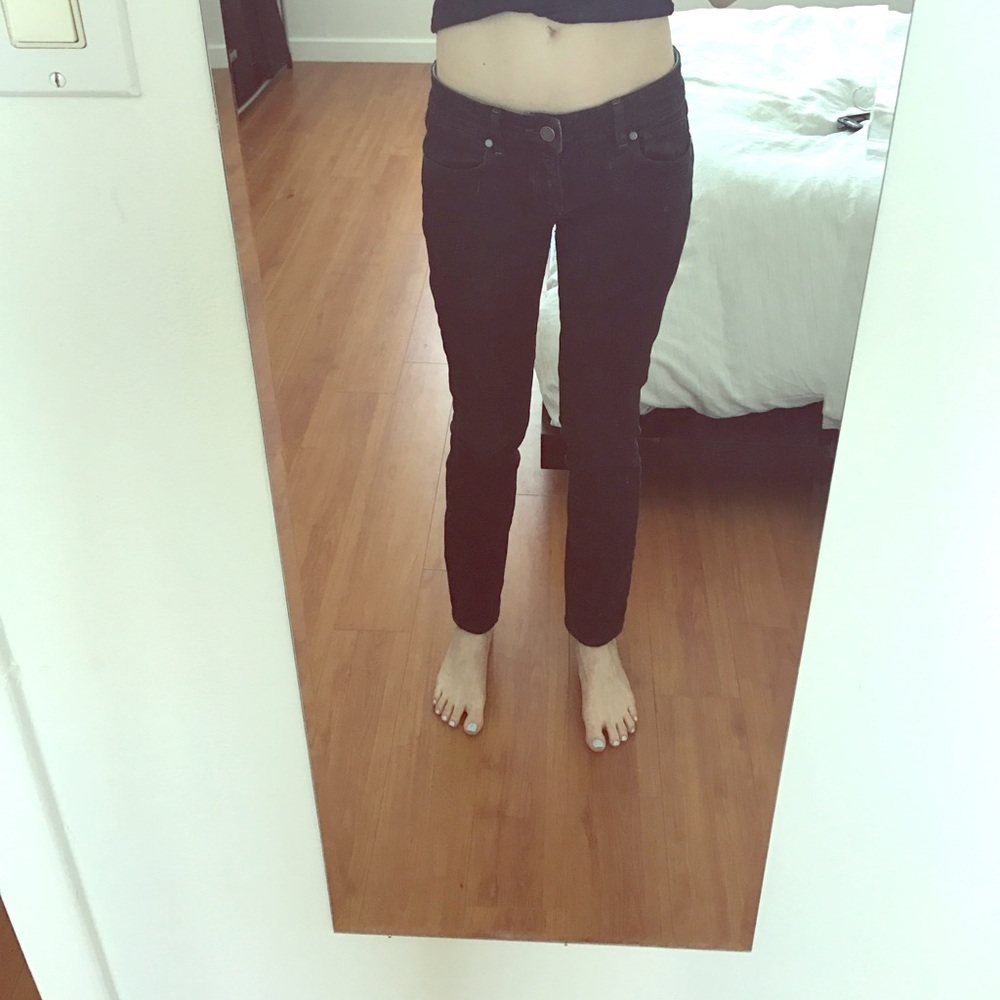 Paige skinny black jeans