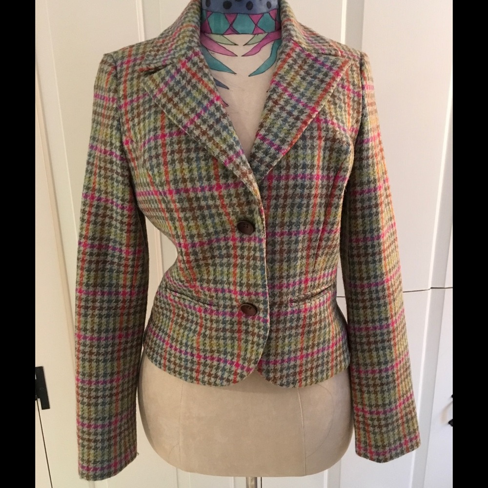 Wool tweed blazer