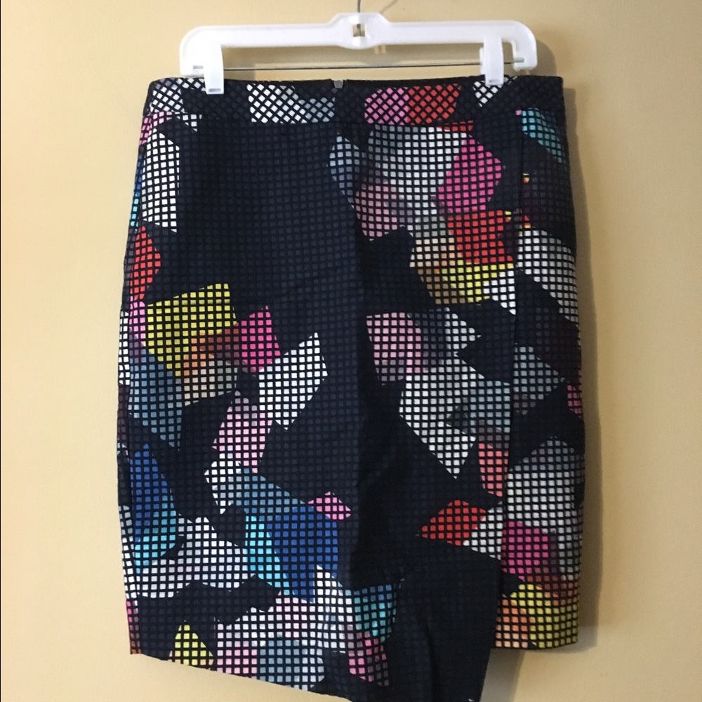 Trina Turk faux wrap skirt