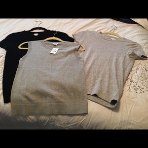 J Crew 3 sweaters