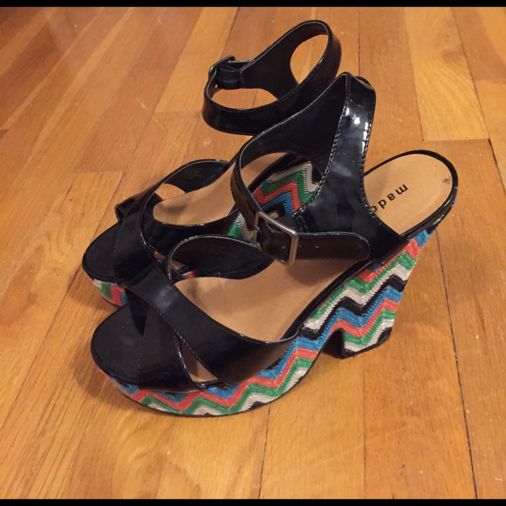 Madden Girl Zig-Zag Heels