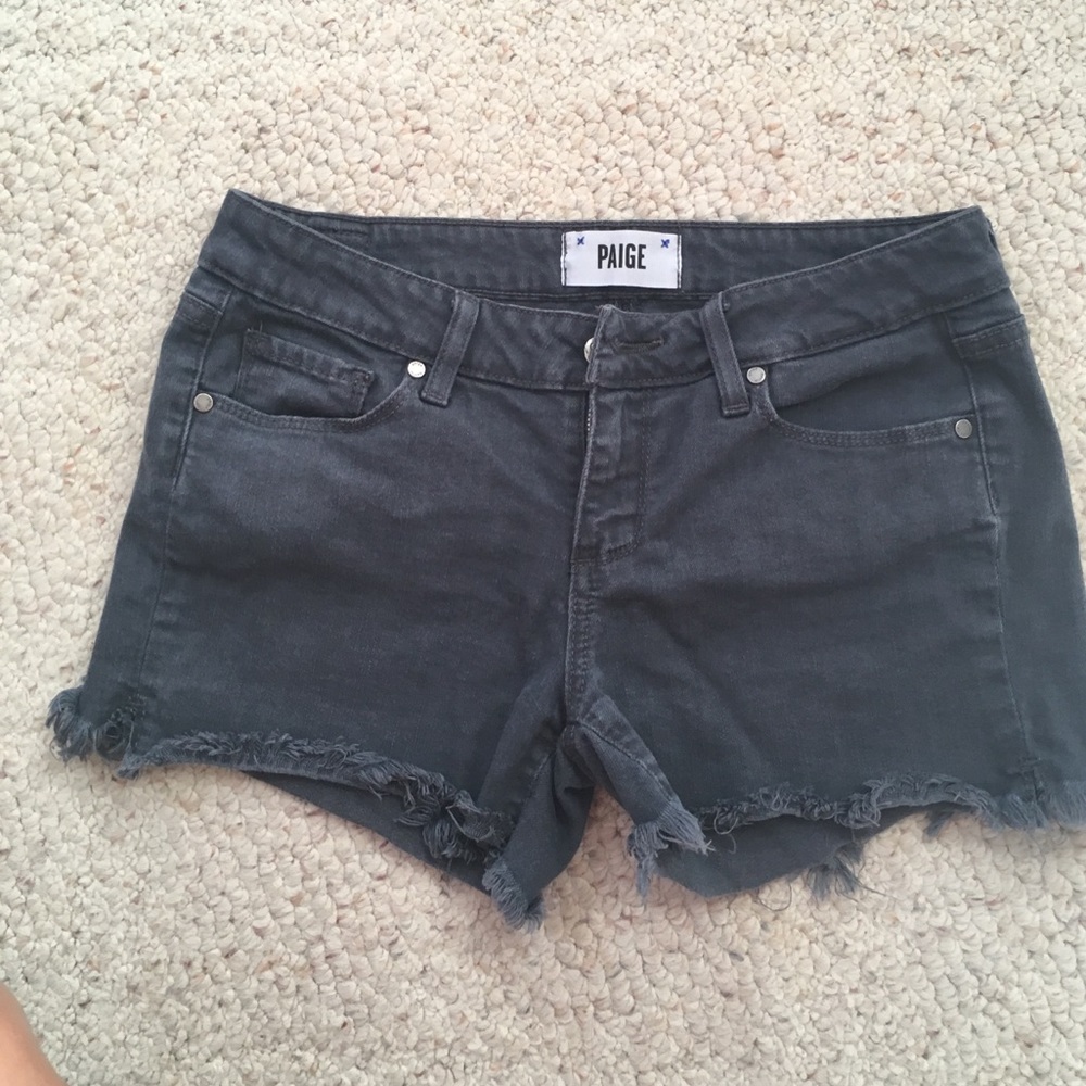 Paige Jeans shorts grayish blue size 27 GUC