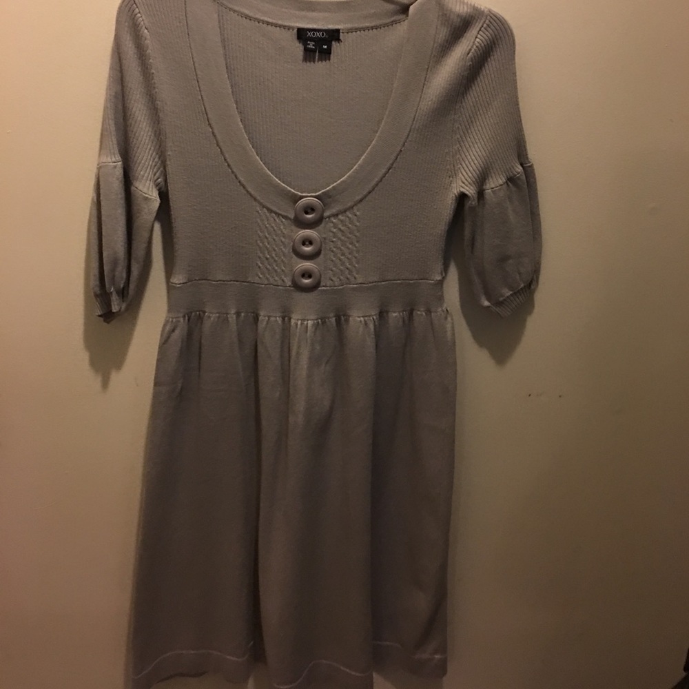 Gray xoxo babydoll dress