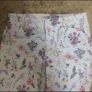 Old Navy Floral Pixie Pants