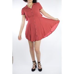 Kimchi Blue Red Skater Dress