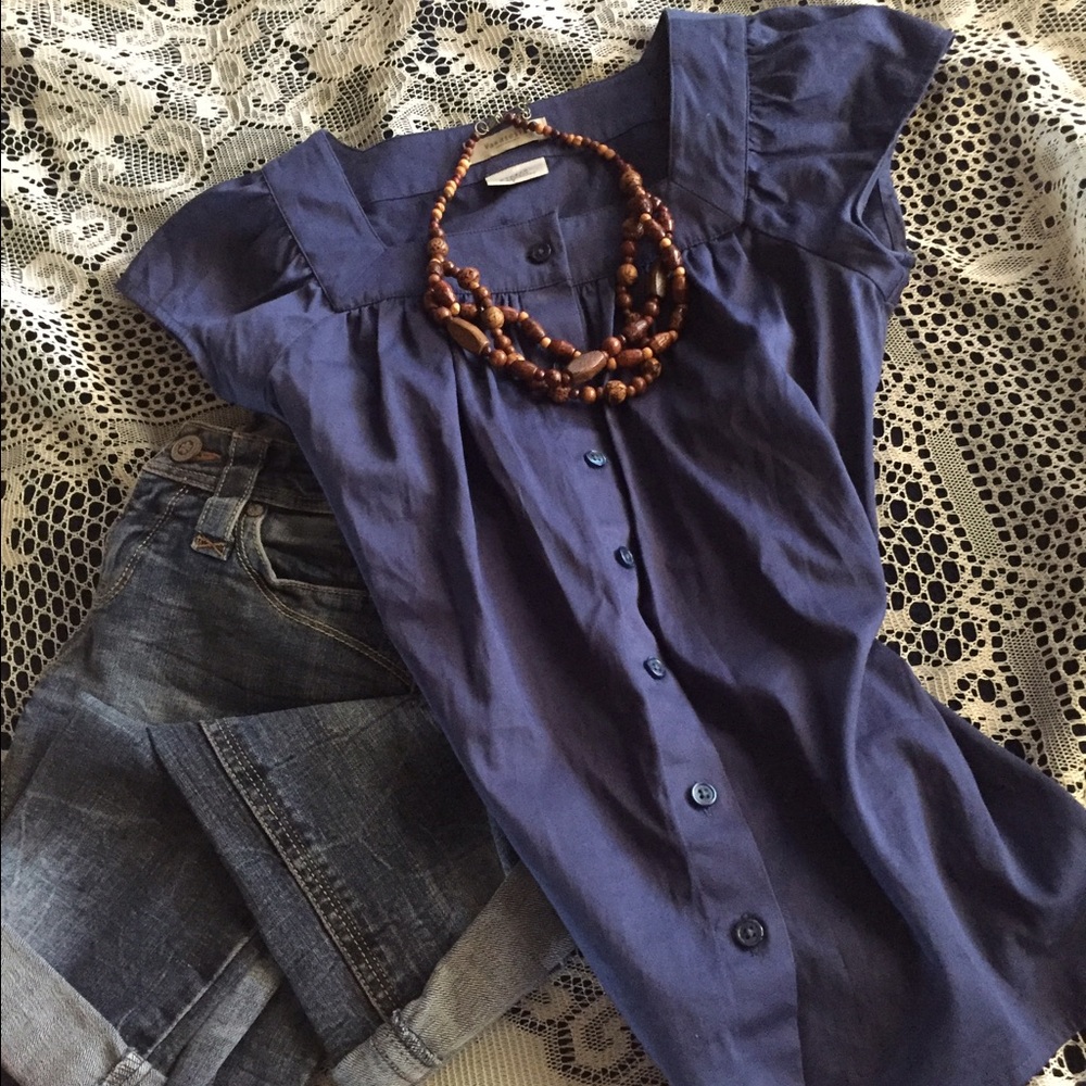 🎉Last call🎉Blue top