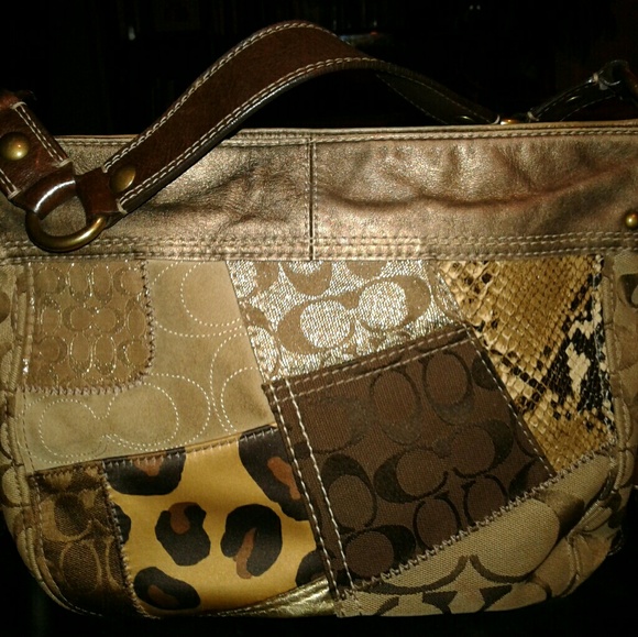 Coach Bags Coach Zoe Leather Patchwork Purse Poshmark