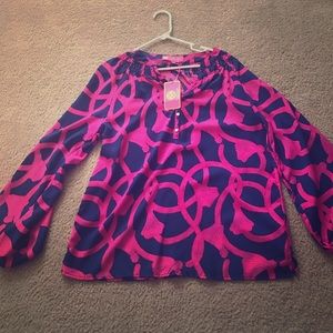 Macbeth Collection Long Sleeve Blouse