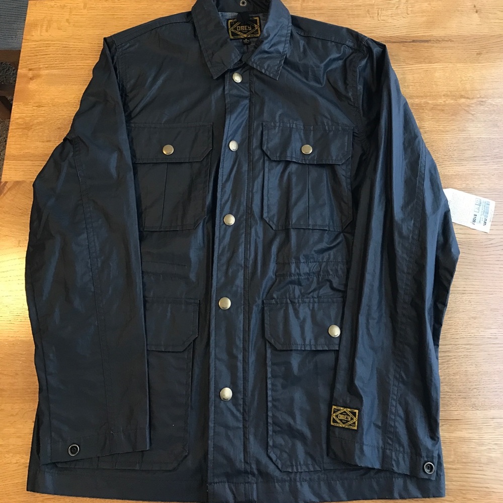 Obey windbreaker/rain coat
