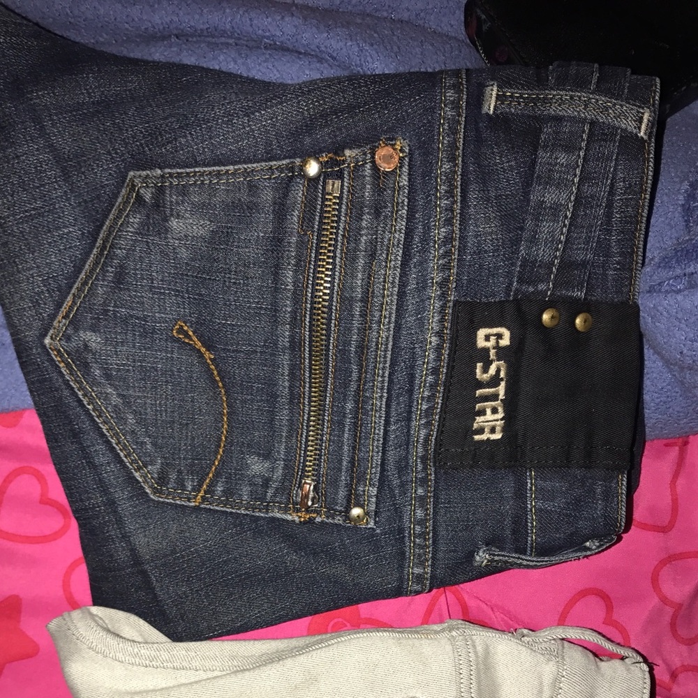 Dark blue g star 29W & 32L grey jeans 29W & 32L