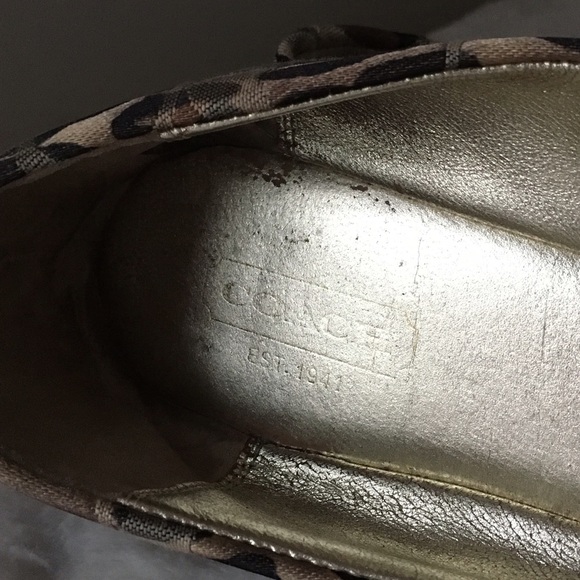 Coach Signature Fabric Flats - Picture 6 of 8