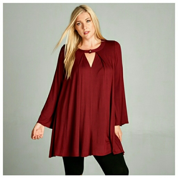 Burgundy Top - Picture 3 of 3