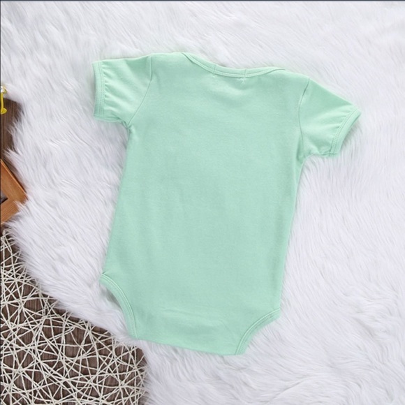 ‼️LAST 1‼️ 🎉HPx2🎉Mint Green Psalms Unisex Onesie - Picture 3 of 5