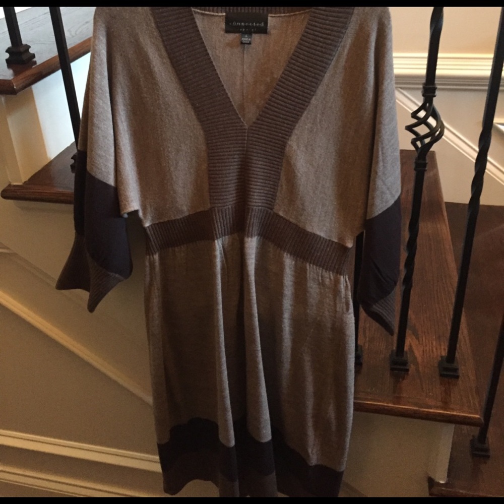 3 quarter length sweater dress