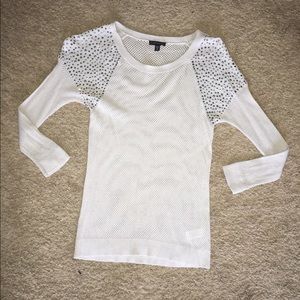 Nude express tight half sleeve shirt