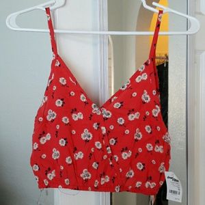 Charlotte Russe Pink Crop/Bralette