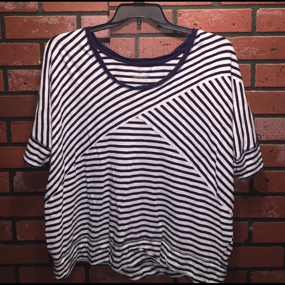 Batwing Stripe Top