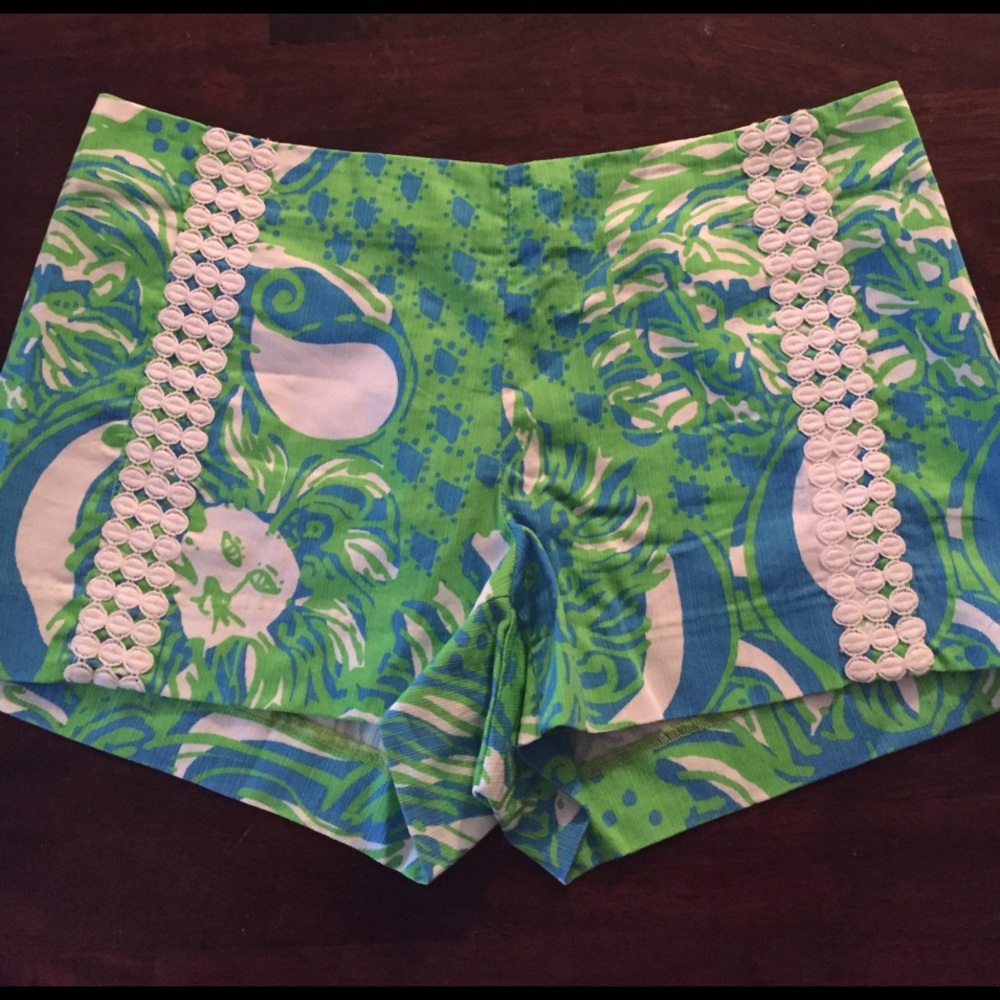 Lilly Pulitzer shorts.