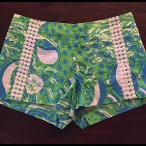Lilly Pulitzer shorts.