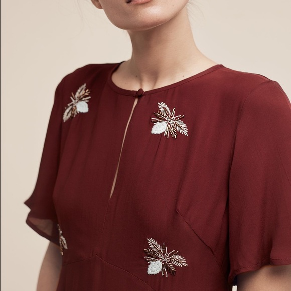 ♥️Host Pick!  ANTHROPOLOGIE firefly beaded dress - Picture 4 of 4
