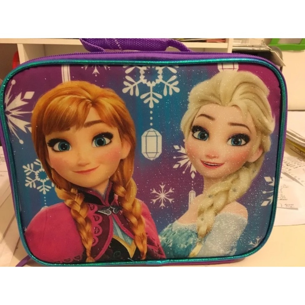 Disney Frozen "Snow Sisters" Lunchbox - purple NEW