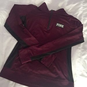 PINK Half-Zip Sweater