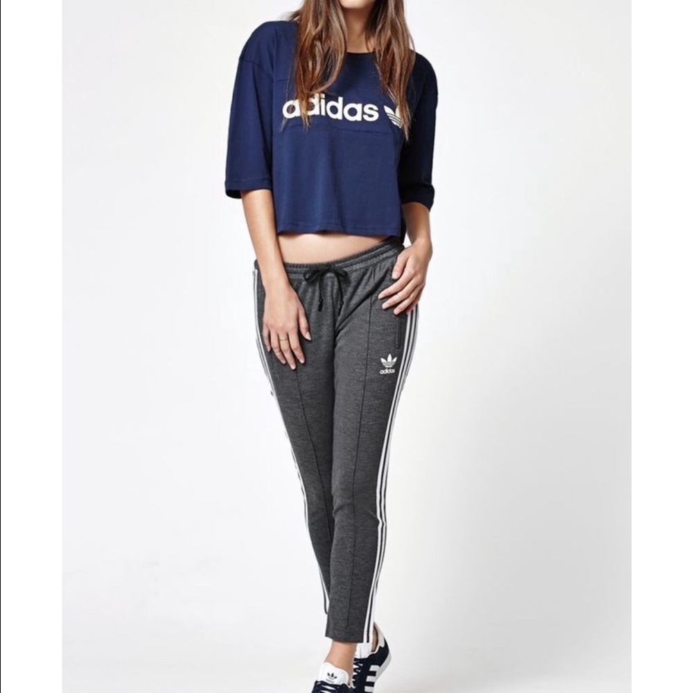 ⭐sold⭐NWOT Adidas Cigaratte Grey Pants Xs