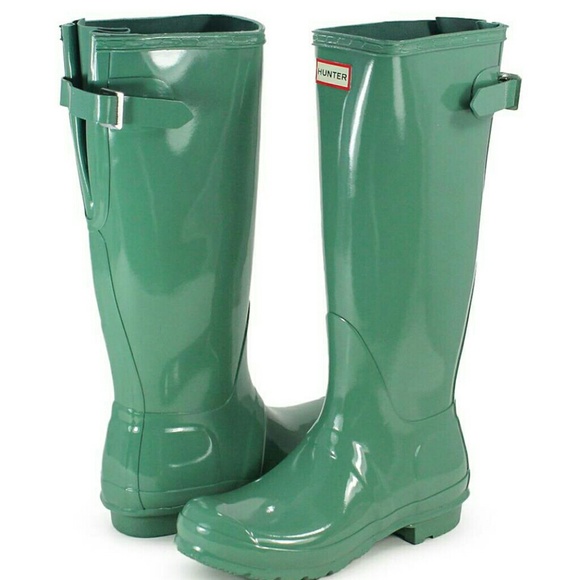 hunter green boots